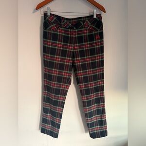 Plaid pants women punk vibe